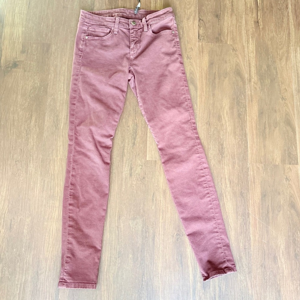 Joe's Jeans Skinny Visionaire W27 Dusty Rose Mauve Pink Designer Denim Premium